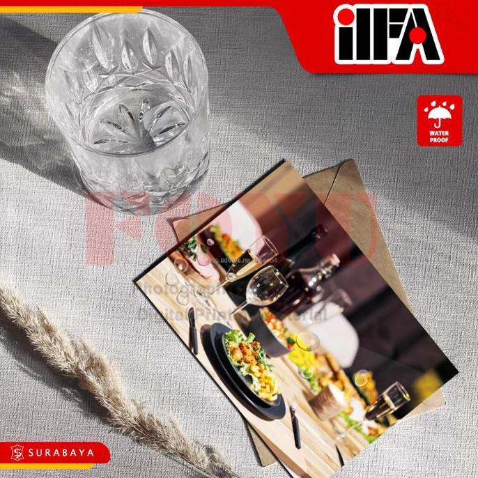 Kertas Foto Photo Paper ILFA Silky Luster Satin Glitter 260g L-24'x30m 24R 24 in inci 61 cm Water Pr