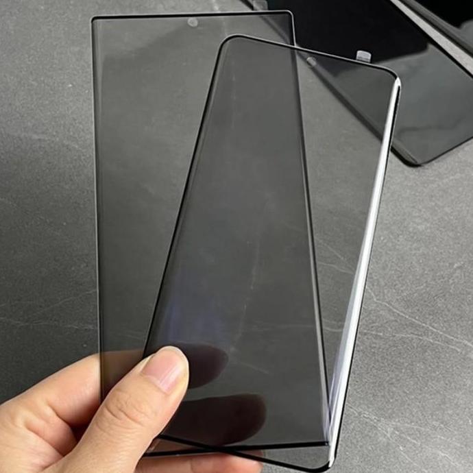 UV Tempered Glass Anti Spy Privacy Curved Anti Gores Kaca Screen Guard Layar untuk Itel S23 PLUS