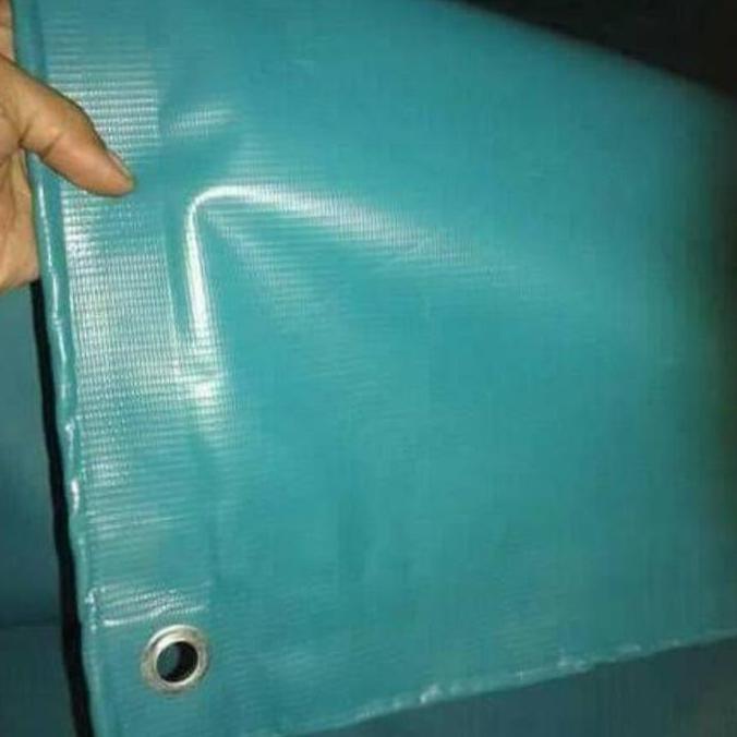 Ready stock terpal semi karet PVC uk 6x8 kualitas terbagus awet .tahan lama