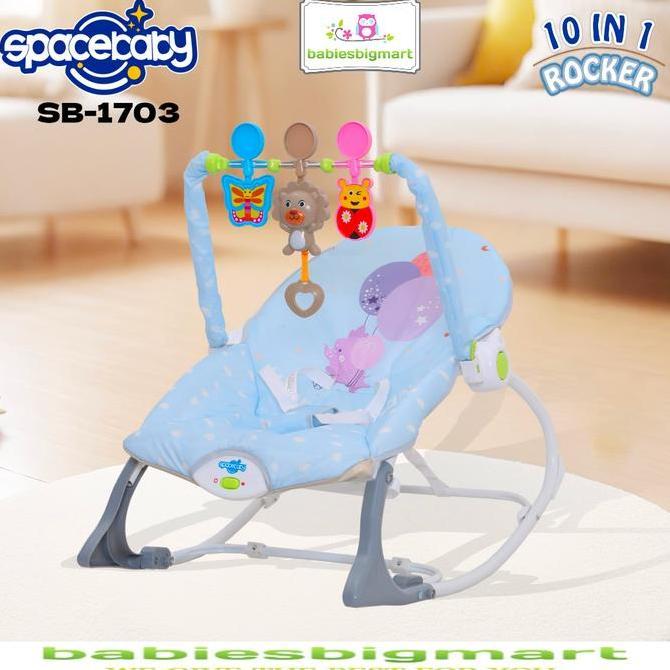 Bouncer Spacebaby Rocker Baby SB 1703 Kursi Goyang Space Baby