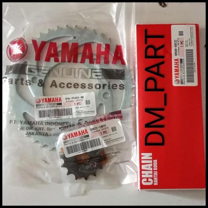 TERBARU GEAR SET GIR SET CHAIN KIT GIR PAKET KOMPLIT VIXION NEW VVA ORI ASLI !