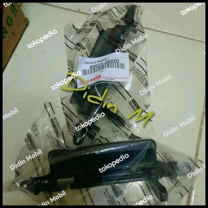 TERLARIS HANDLE PINTU BAGASI BELAKANG TOYOTA KIJANG LGX ORIGINAL 