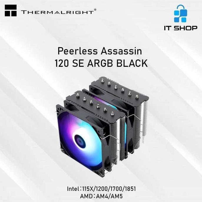 THERMALRIGHT Peerless Assassin 120 SE ARGB BLACK CPU Cooler
