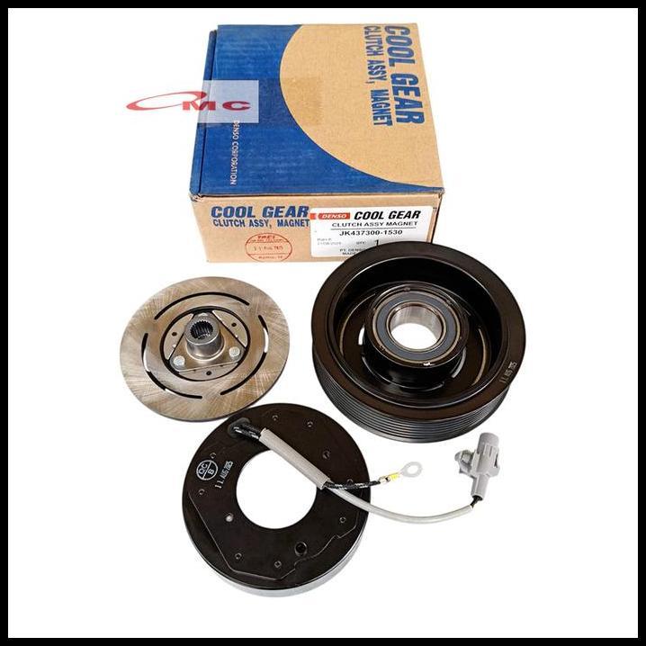 BEST DEAL MAGNET CLUTCH TOYOTA INNOVA FORTUNER BENSIN DOUBLE BLOWER ORIGINAL DENSO COOL GEAR JK43730