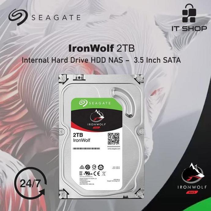 Seagate Ironwolf NAS Internal 2TB