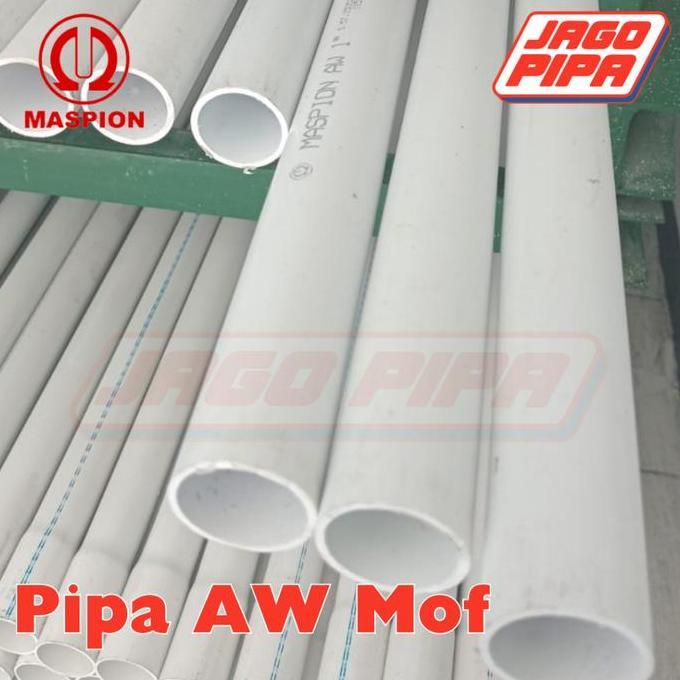 Maspion Pipa AW 3/4 Inch Putih MOF PVC 4 Meter Paralon 3/4" PUTIH