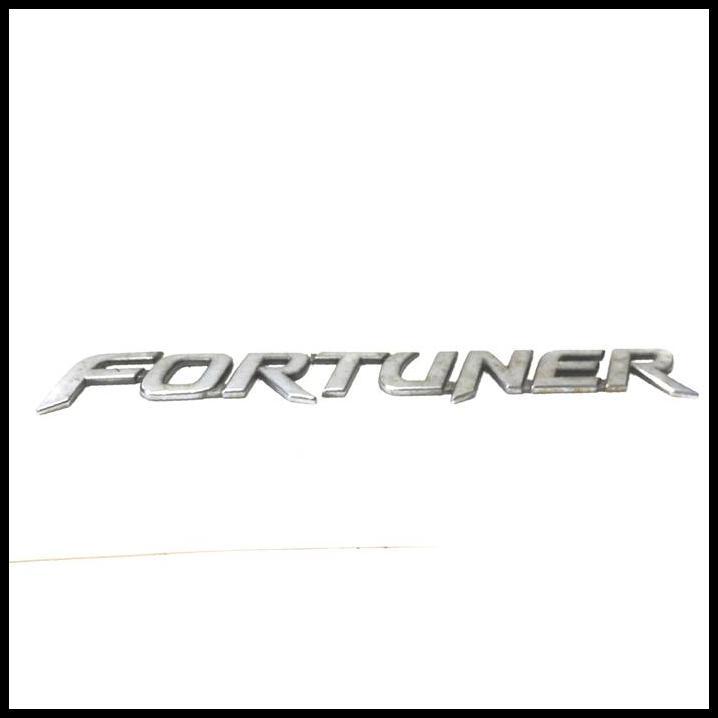 TERLARIS EMBLEM LOGO FORTUNER TOYOTA FORTUNER ORIGINAL 2004-2010 ORIGINAL 