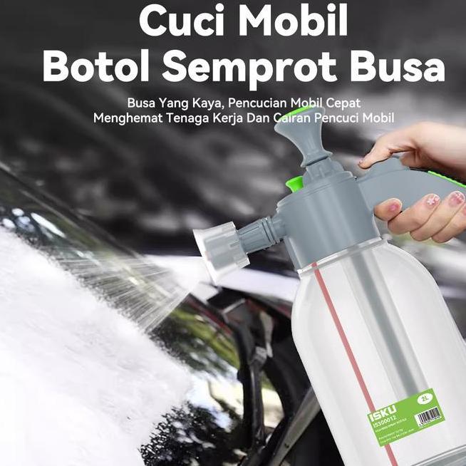 Isku Snow Foam Sprayer 2L Spray Gun Alat Semprot Busa Cuci Mobil Pressure Tinggi Hasil Busa Lebat Bu