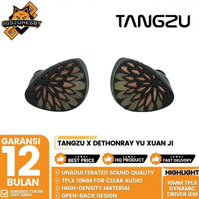 TANGZU X DETHONRAY YU XUAN JI 10MM TPLX DYNAMIC DRIVER IN EAR MONITOR EARPHONE