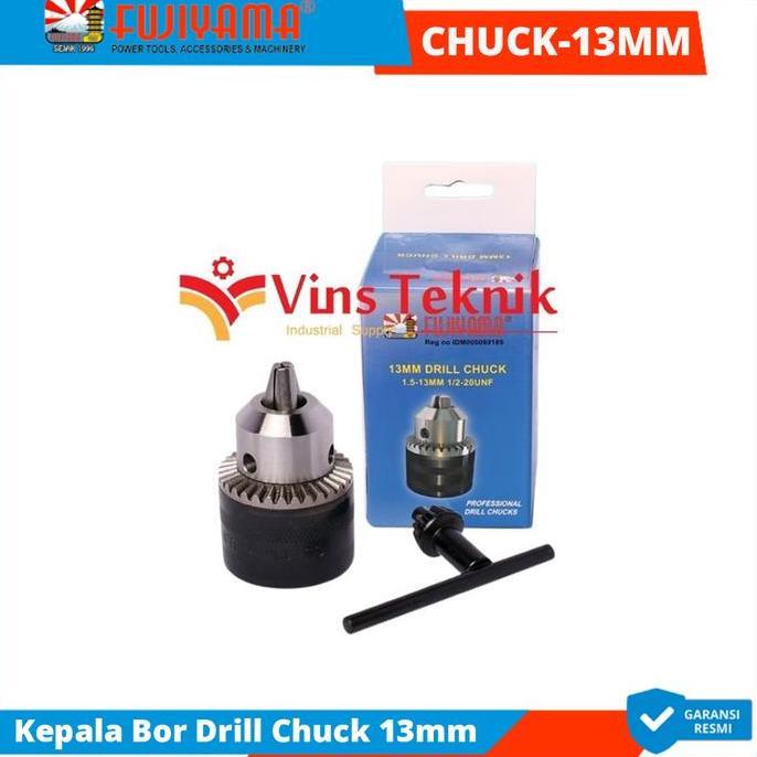 FUJIYAMA kepala bor drill chuck 13mm