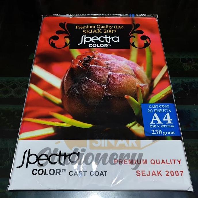 Kertas photo glossy 230gr spectra