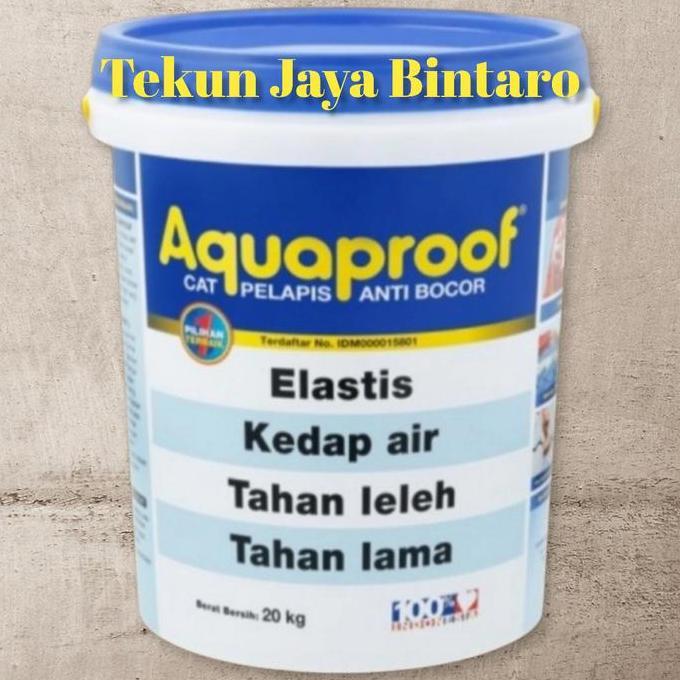 Terjangkau Aquaproof Hitam - 20 Kg - Cat Pelapis Anti Bocor