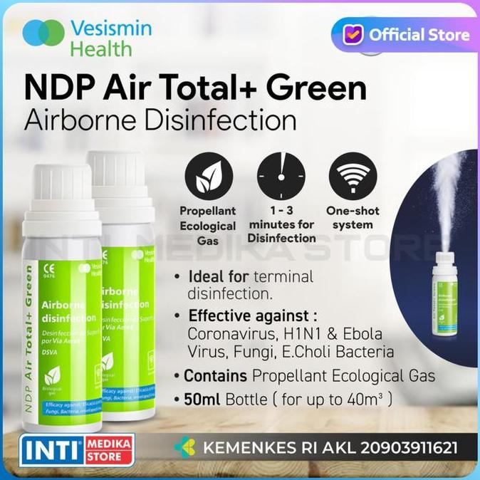 VESISMIN - NDP Air Total + Airborne Disinfectant | Desinfektan Udara (TERBAIK) (TERBARU) (TERMURAH)