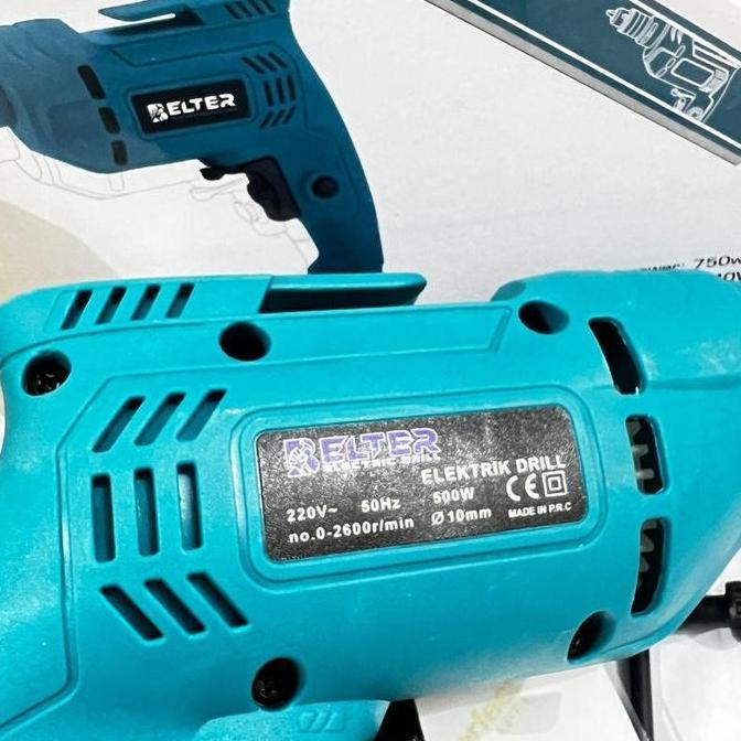 Miliki Mesin Bor 10Mm Belter Drill Electric 10Mm Yk5081 Bor 10Mm 500Watt Yk5081