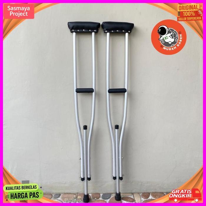 New Tongkat Ketiak Dewasa / Alat Bantu Jalan Dewasa (Egrang / Krek Ketiak / Kruk Ketiak / Kruk Crutc
