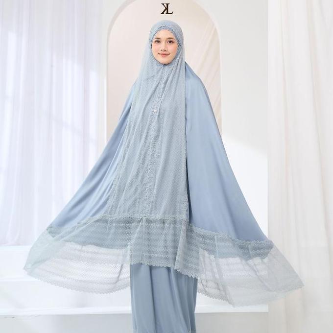 Kallia Label Luma Prayer Robe by Kallia | Mukena Mahar | Packaging with Box