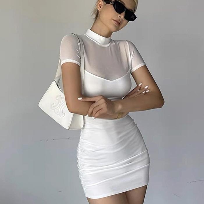 BIG PROMO DRESS HITAM MINI FORMAL BLACK BODYCON WANITA PARTY CANTIK PANTAI BIG SIZE DRESS PROM