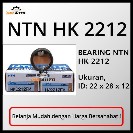 TERBARU BEARING NTN HK 2212 NEEDLE BEARING / BEARING BAMBU NTN HK2212 JAPAN 