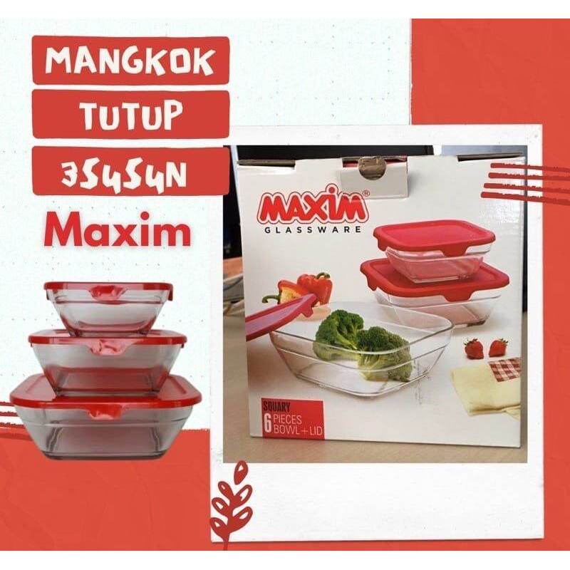 Maxim Glassware/Toples Kue (6Pcs)