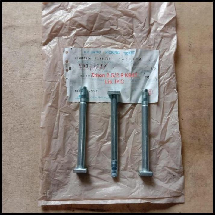 DISKON BAUT BOLD 10111 ALTERNATOR MITSUBISHI TRITON 2.5 / 2.8 MD335229 ORI 