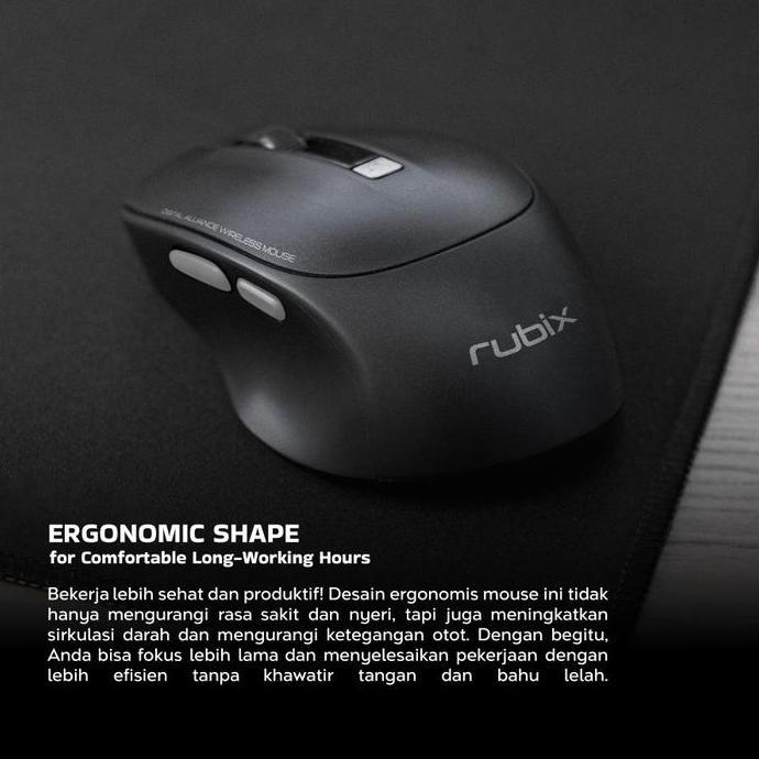 Digital Alliance Rubix M102 Silent Click Wireless Mouse