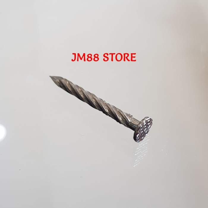 Paku Fiber Kapal Stainless Ss / Paku Ulir Stainless Paku Ulir Kayu Tembok Stainless 2 1/2 Inch