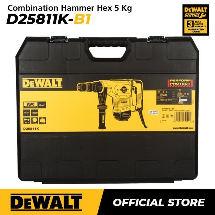 Dewalt Demolition Hammer / Bor Bobok Beton 1050Watt HEX 17 D25811K