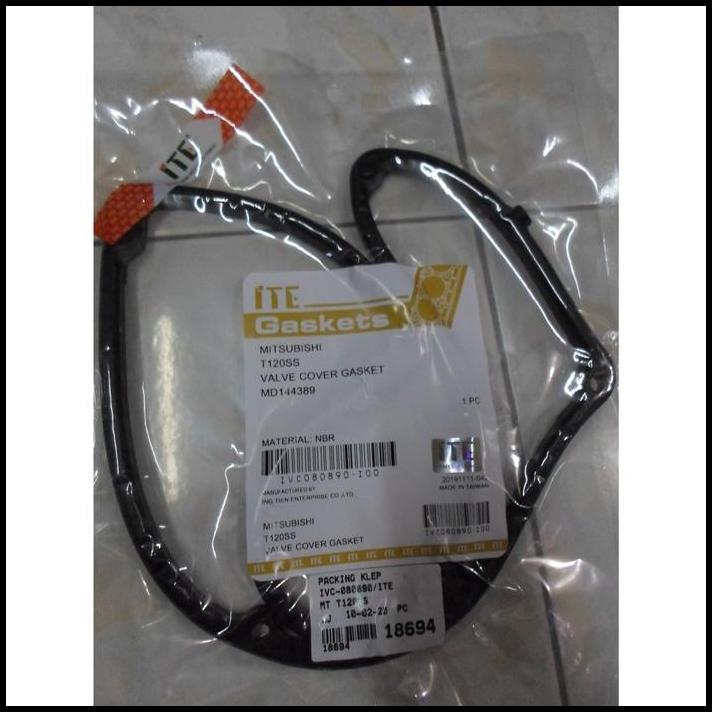 TERLARIS PACKING KLEP/ TUTUP KLEP MITSUBISHI T-120SS CARB / INJECTION MAVEN ITE 