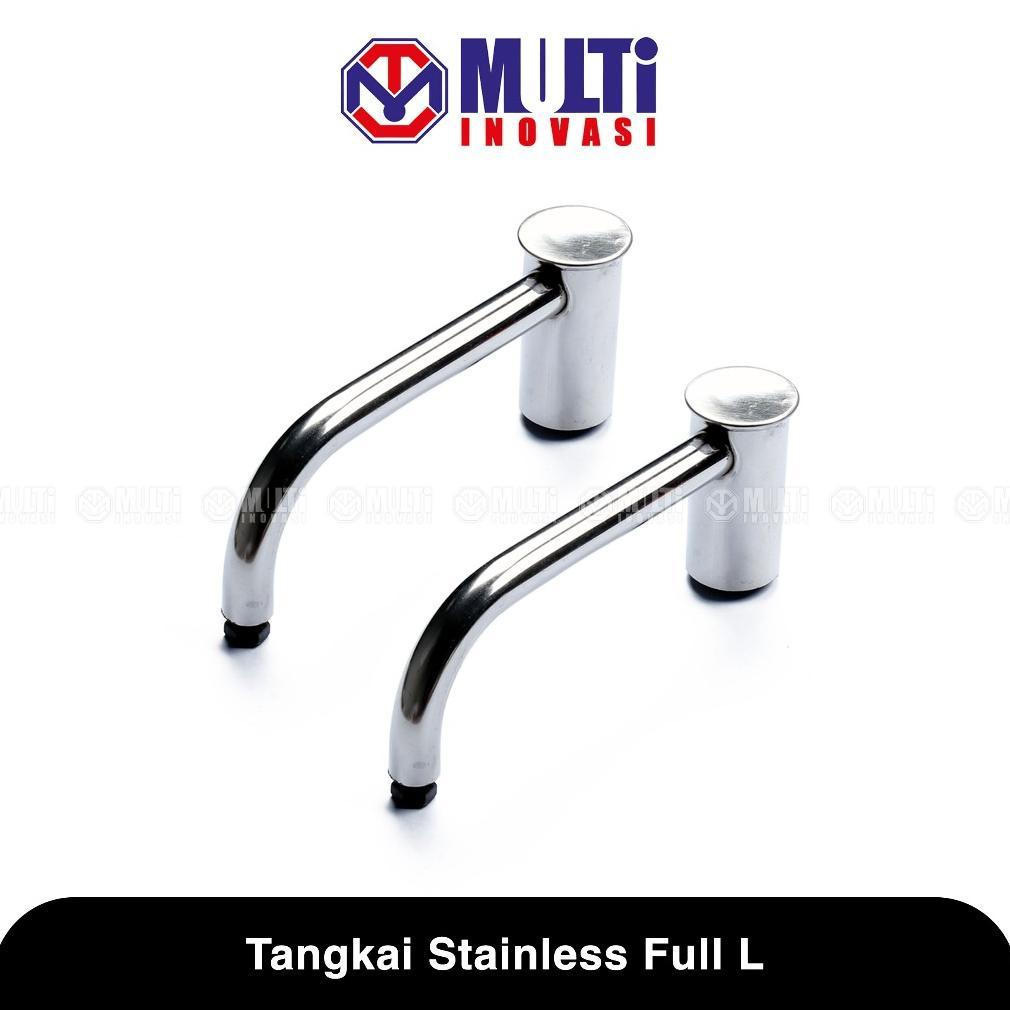 Handle Handel Tangkai Pintu Folding Gate Stainless Full L