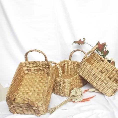 Tray Hampers Keranjang Box eceng enceng gondok anyaman jogja aesthetic