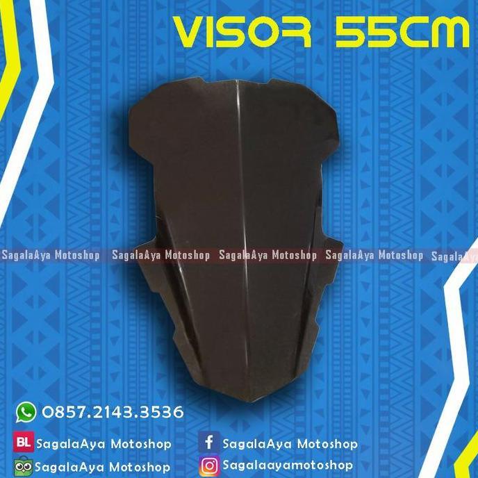 Visor Motor Touring Windshiled Adventure Vixion Cb150 Verza Megapro Terbatas