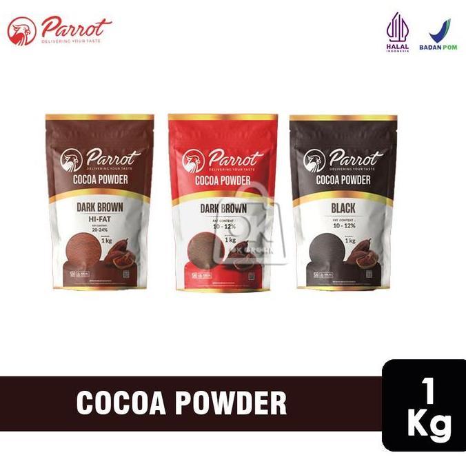 Coklat Bubuk Parrot / Parrot Cocoa Powder ( 1kg )