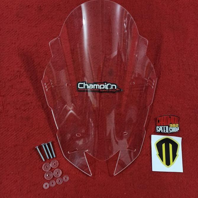 Windshield Visor Sectbill Tdr Hitech All New Nmax 2020 2021 Up Clear Murah