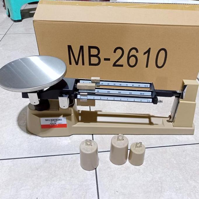 Promo Timbangan Neraca 2610  Triple Beam Balance 2610 Timbangan Neraca 3 ( Tiga ) Lengan Manual