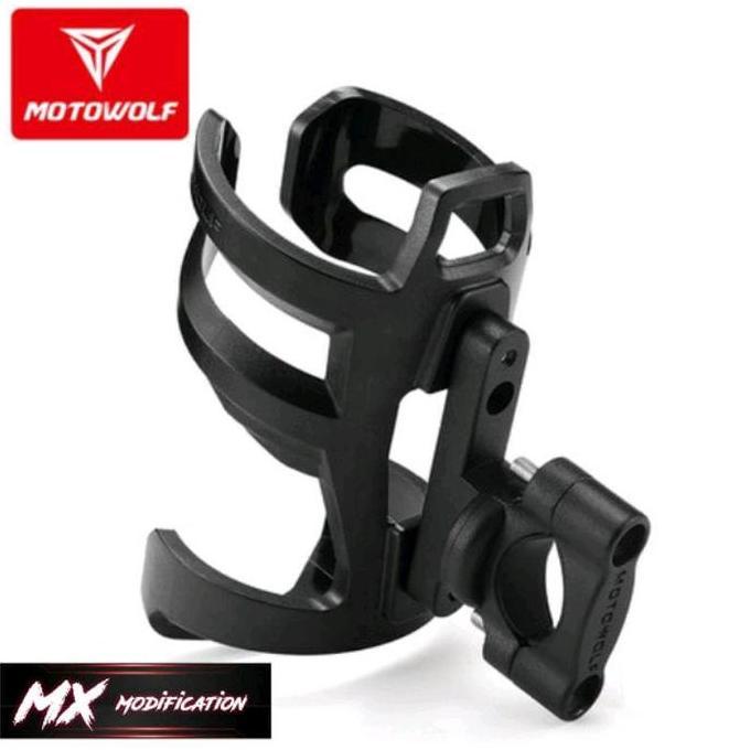Breket Holder Botol Minum Motowolf Motor Nmax Turbo Adv Pcx Xmax Filano Stylo Dll Semua Motor Breket