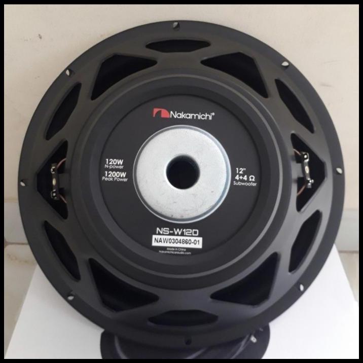 DISKON SUBWOOFER NAKAMICHI 12 INCH / SUBWOOFER NAKAMICHI NS W12D 