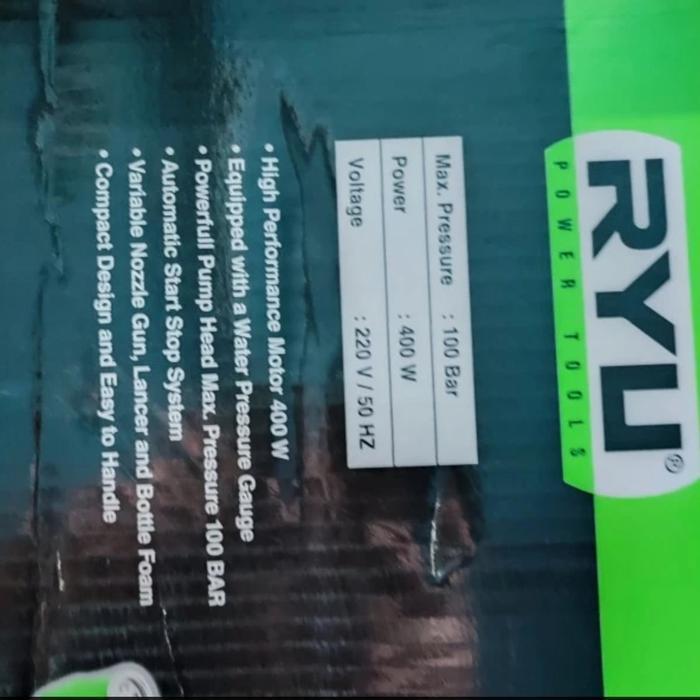 JET CLEANER RYU RPW 100