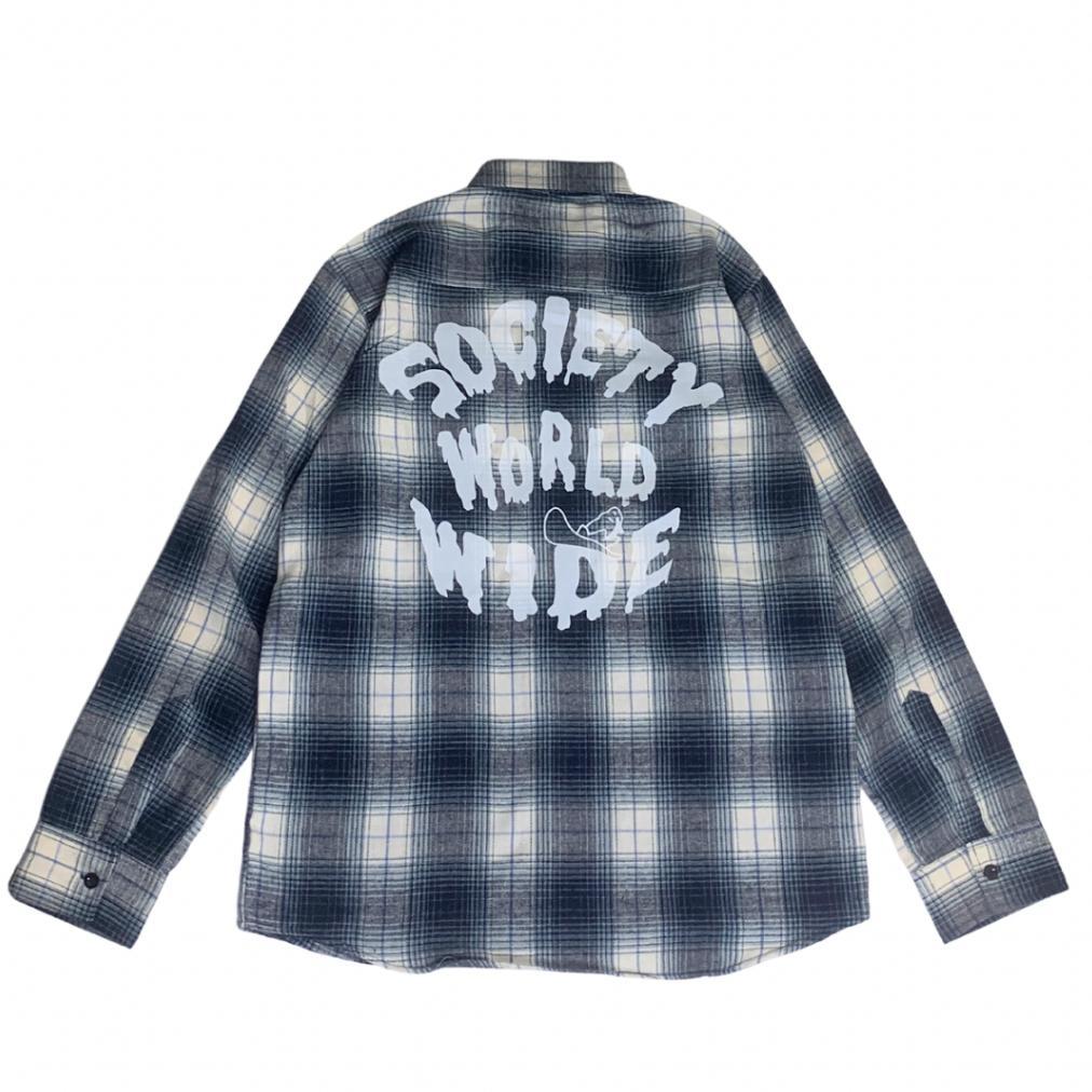 PROMO TERBARU Kubik Society Flanel Veterano - Veterano Blue Worldwide