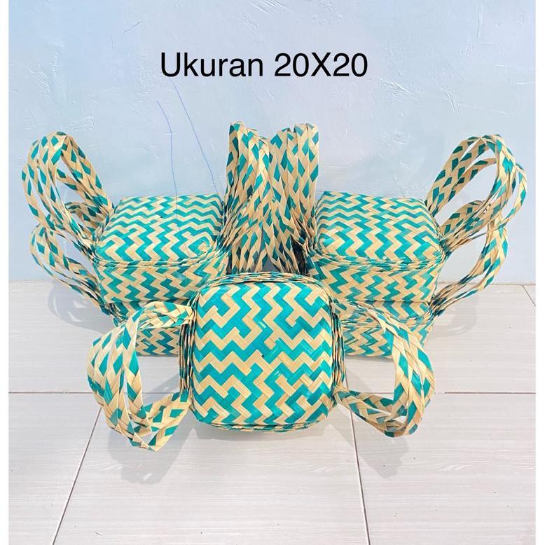 Besek Jinjing 20X20 Besek Warna Warni Besek Zigzag Besek Cangking