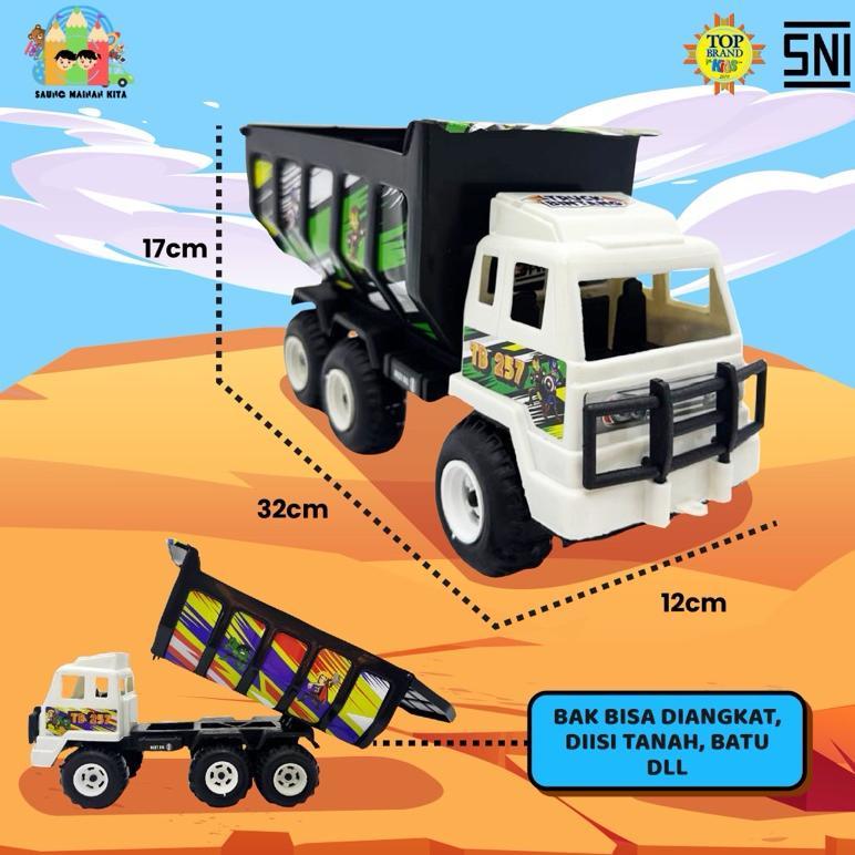 diskon truk bintang dump truk pasir anak termurah bagus free sekop mini