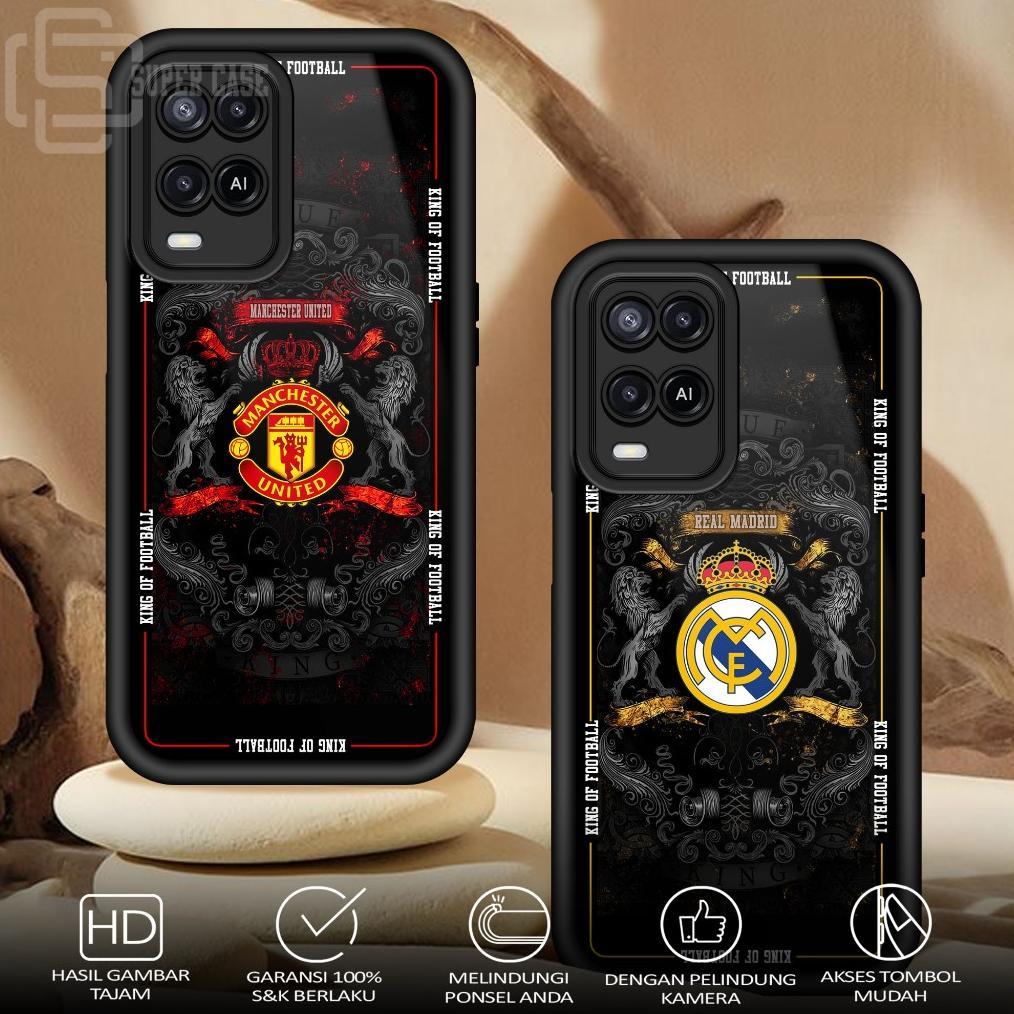NEW Case hp OPPO A54  Supercase Motif BOLA Softcase Hardcase glossy kaca casing for All type