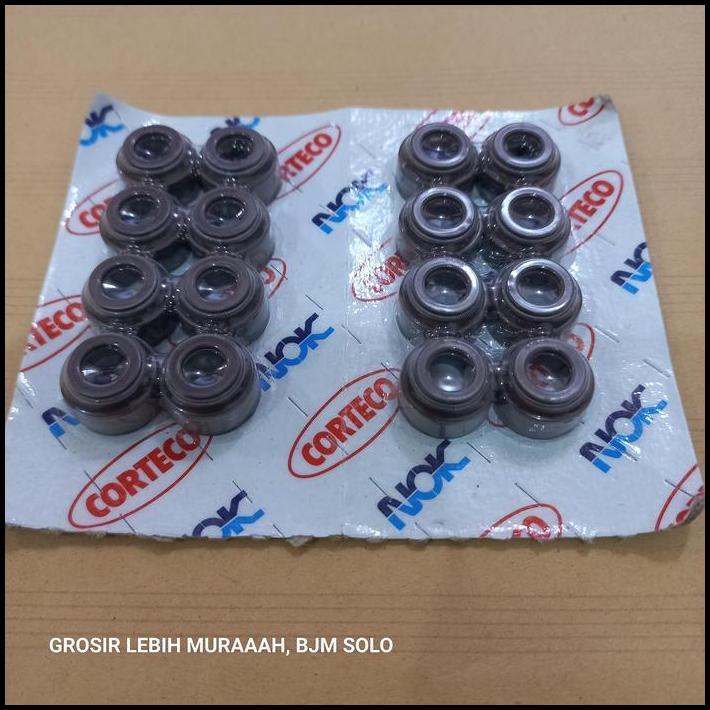 TERBARU SEAL KLEP KIJANG 90913-02057 (BROWN) BVS598 BROWN NOK JAPAN !!!