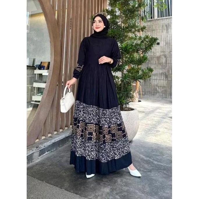 Gamis Twill Ori Motif Kaligrafi gamis twill arab gamis twil cap gamis twill pekalongan gamis floy ga