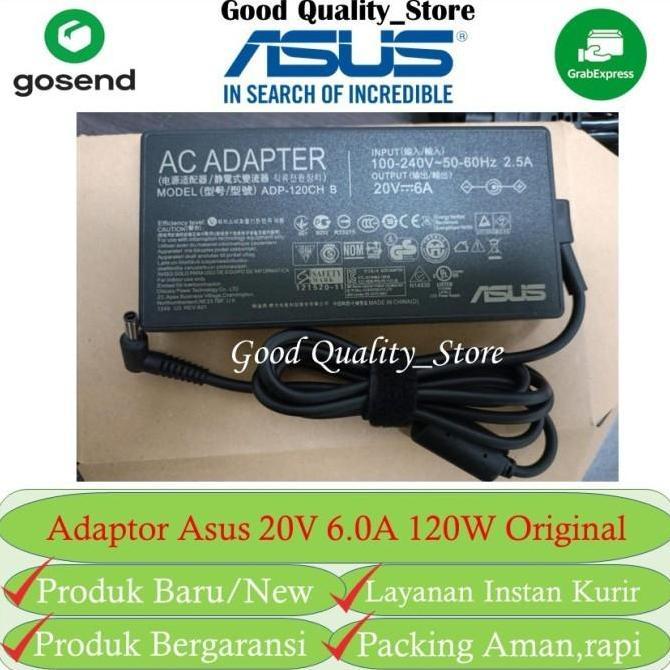 Original Adaptor Charger Asus A17-120P2A Adp-120Cd B Adp-120Vh B Pa-1121-28 20V 6A 120W Dc 4.5*3.0Mm