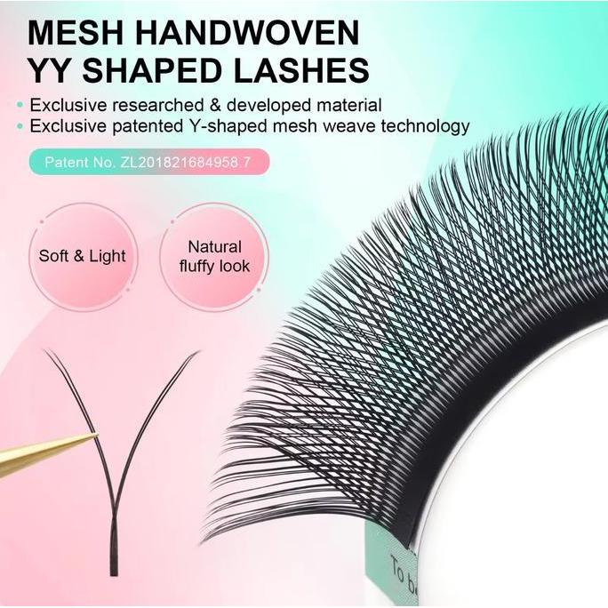 Youu- Bulumata Yy Nagaraku Y Shape/Nagaraku Yshape/Nagaraku Y Lash Eyelash / Hitam / Eyelash / Lashe