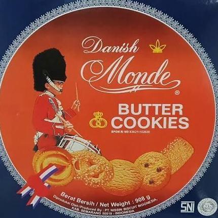 Monde Butter Cookies 908Gr | Kue Kaleng | Biskuit Kaleng Murah Promo Lebaran