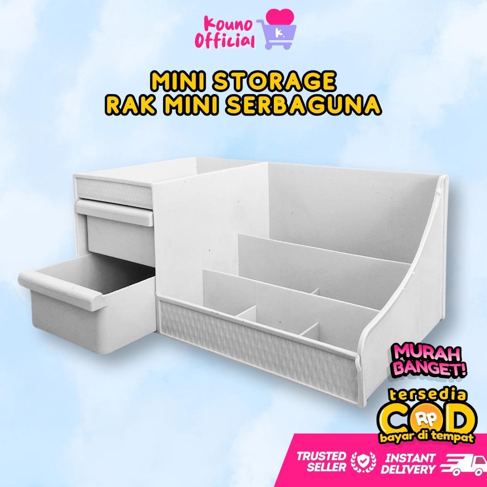 IK69 Mini Storage Shelf | Rak Laci Mini Serbaguna | Kotak Penyimpanan Alat Tulis Kantor, Kosmetik, S