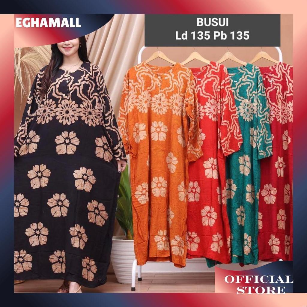 Shr - Longdres Jumbo Busui Ld 130 Cm -135 Cm Pb 135 Cm Batik Cap Batik Pekalongan  Batik Lengan Panj