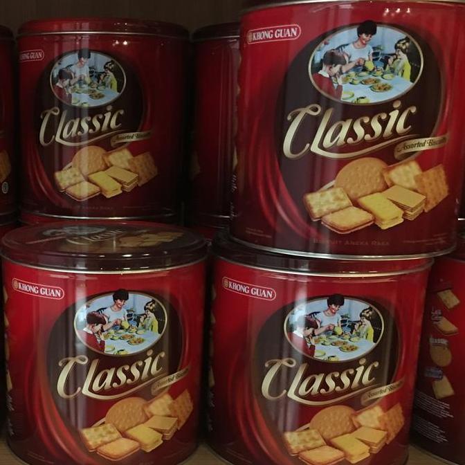 Khong Guan Classic Assorted | Biskuit Kaleng | Kue Kaleng | Lebaran Promo Lebaran