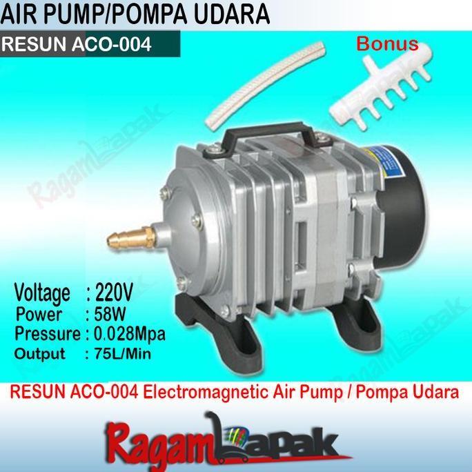 sinyonakane71 - resun aco-004, electromagnetic air pump, aerator / pompa udara aco-004